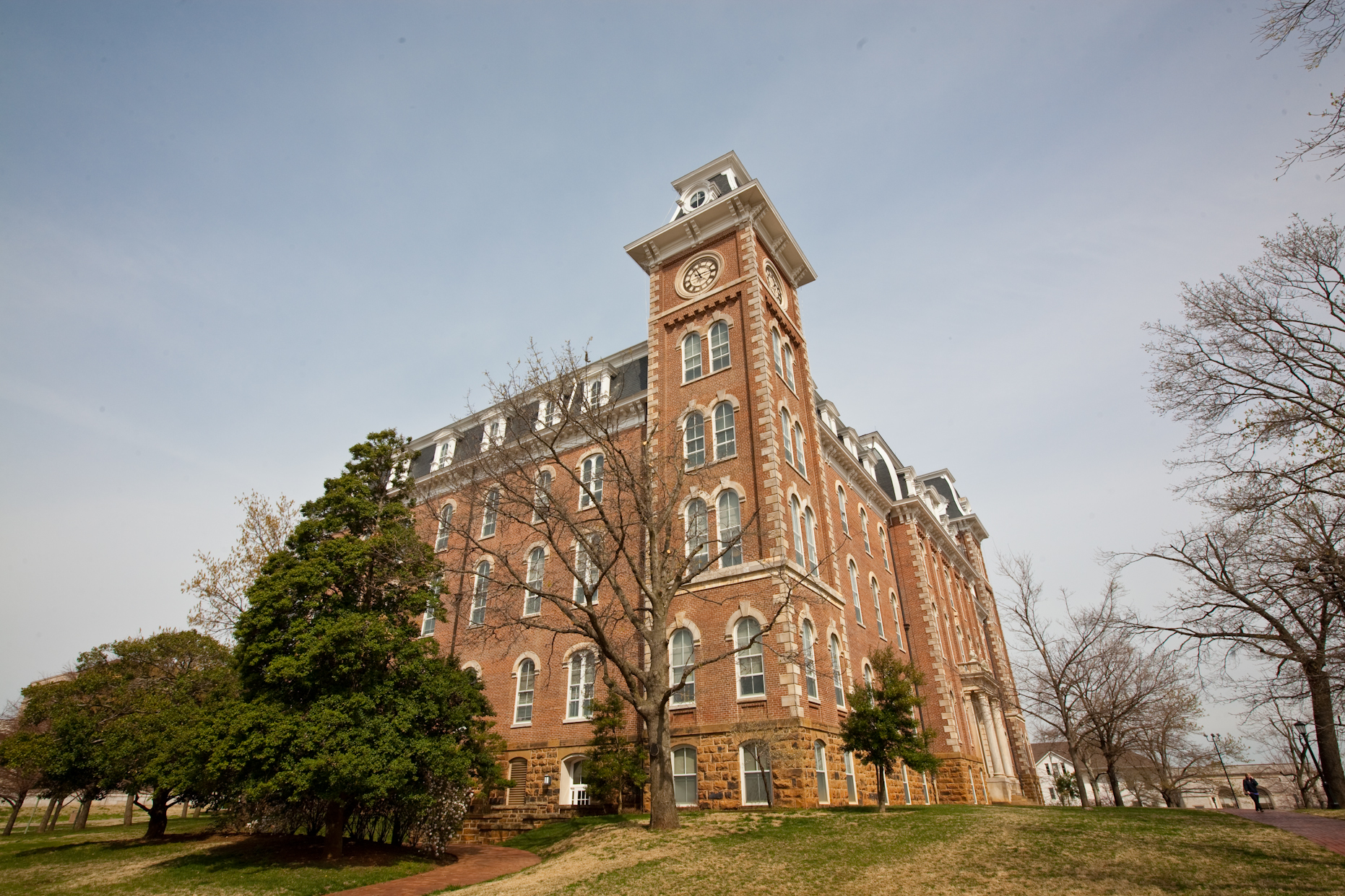 Old Main, part of newly designated campus historic district